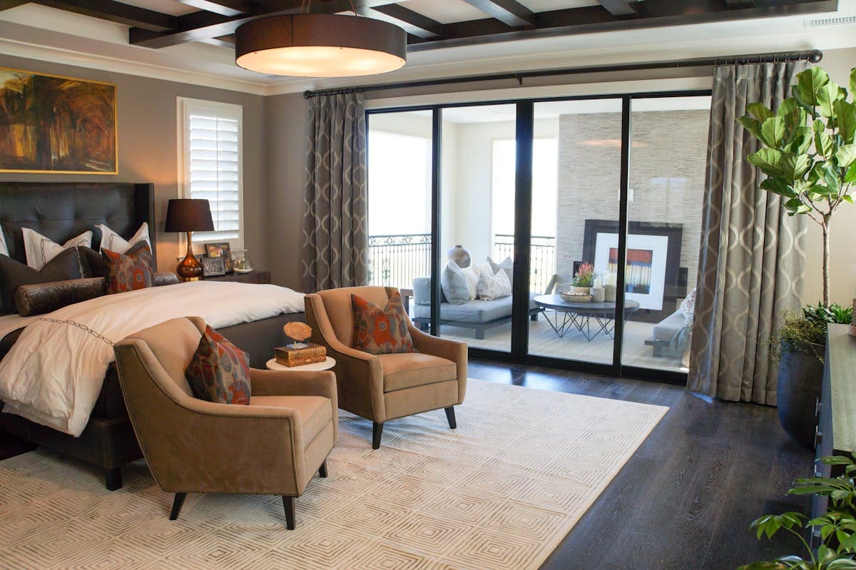 Royal Blue Accent Bedroom